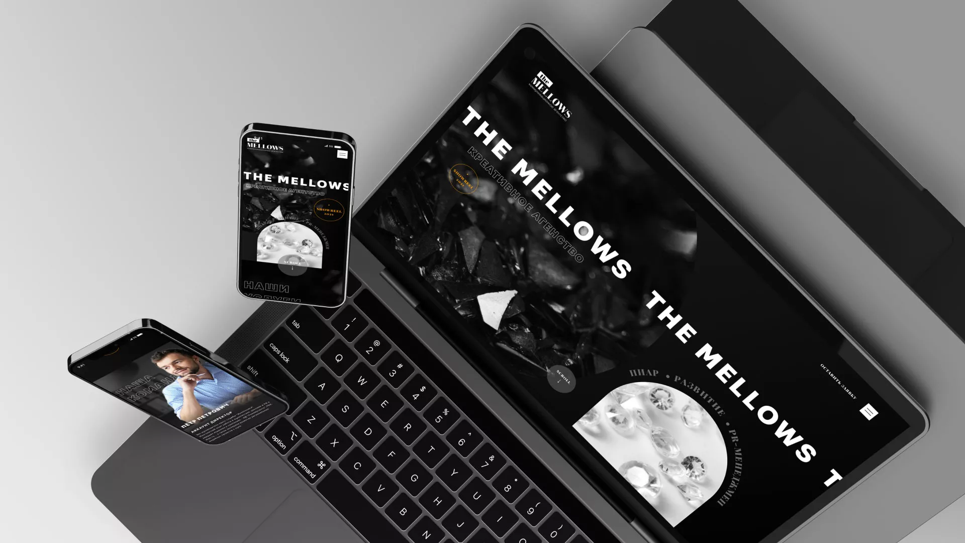 Разработка сайта креативного агентства «The Mellows» в Екатеринбурге