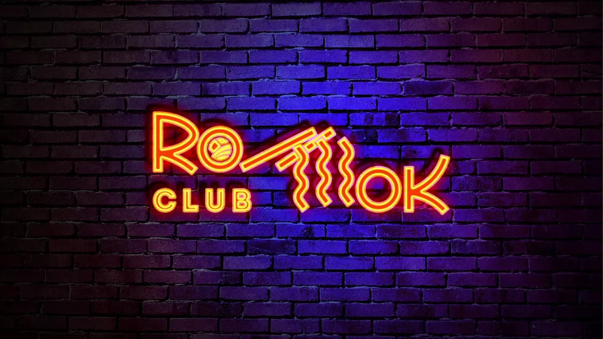 Разработка интерьерной вывески суши-бара «Roll Wok Club» в Екатеринбурге